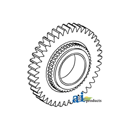 A & I Products Gear, Transmission, 2nd 8" x8.1" x1.8" A-1686028M91
